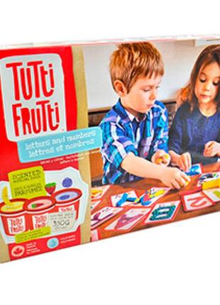 Набор для лепки "буквы и цифры" tutti-frutti