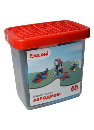 Конструктор ігровий doloni toys аеродром 013888-33 142 деталі