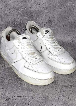 Nike air force 1/1 cosmic clay (мужские кожаные кроссовки найк форсы )3 фото