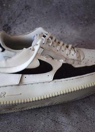 Nike air force 1/1 cosmic clay (мужские кожаные кроссовки найк форсы )7 фото