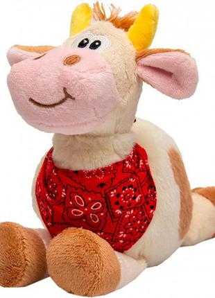 Корівка з хусткою, 16 см, бежева