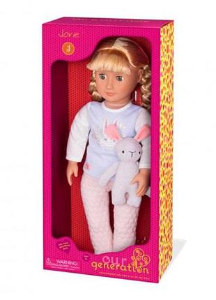 Лялька 46см джові в піжамі з кроликом