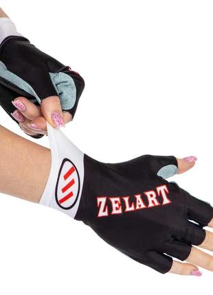 Перчатки для фитнеса и тренировок с длинной эластичной манжетой zelart zg-3601 xs-l цвета в ассортименте2 фото