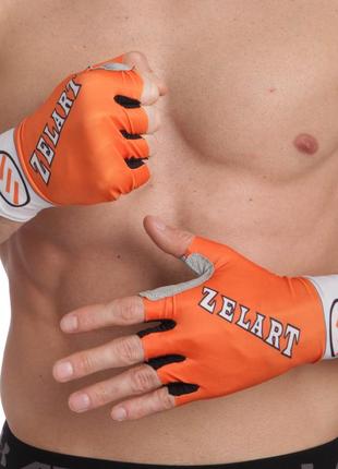 Перчатки для фитнеса и тренировок с длинной эластичной манжетой zelart zg-3601 xs-l цвета в ассортименте7 фото