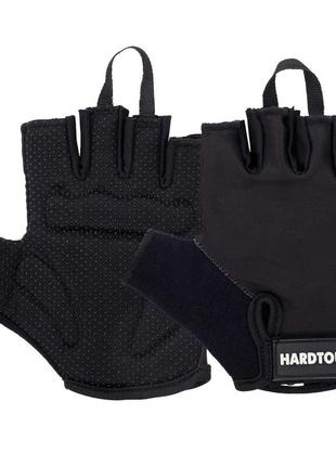 Перчатки для фитнеса и тренировок hard touch fg-010 xs-l черный5 фото