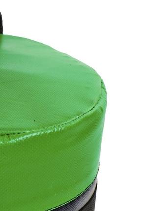 Мішок для кросфіту та фітнесу zelart fi-5050a-5 power bag 5 кг чорний-зелений3 фото