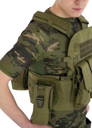 Розвантажувальний жилет універсальний на 5 кишень military rangers zk-9103 кольору в асортименті7 фото