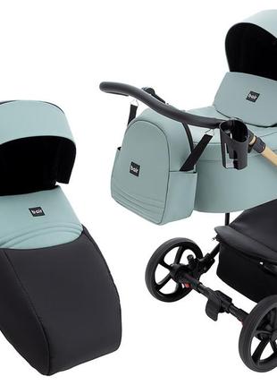 Коляска 2 в 1 bair onyx eco oe-145 нефрит