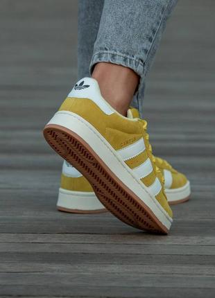 Adidas campus yellow2 фото