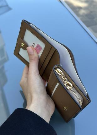 Гаманець брендовий coach snap wallet шкіра оригінал на подарунок дружині/дівчині6 фото