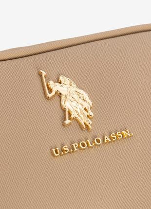 Сумка-кросбоди u.s. polo assn. taupe бежевый3 фото