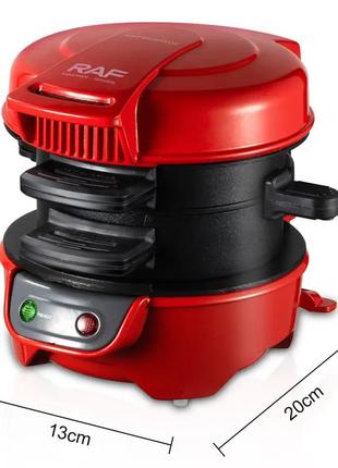 Бургер-машина raf r666 машина для бургеров в домашних условиях бутербродница raf красная| сендвичница raf r6664 фото