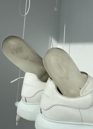 Кроссовки alexander mcqueen oversized sneaker mono white9 фото