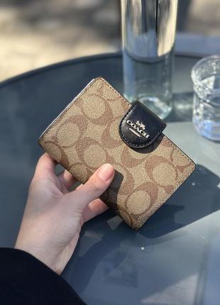 Кошелек брендовый coach medium zip wallet оригинал на подарок женщине/девочке2 фото