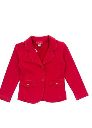 Красный жакет  для девочки chicco 104 см