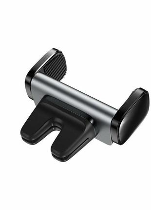 Тримач для мобільного baseus steel cannon air outlet car mount black4 фото