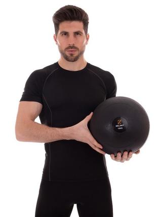Мяч медицинский слэмбол для кроссфита zelart slam ball fi-2672-15 15кг черный5 фото