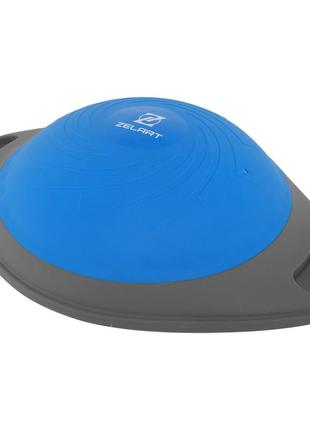 Балансувальна платформа bosu fi-9996 zelart сірий-синій1 фото