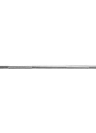 Штанга фиксированная прямая обрезиненная zelart rubber coated barbell ta-2685-20 длина-95см 20кг2 фото