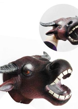 Іграшка на руку "буйвол" гума різнокольоровий