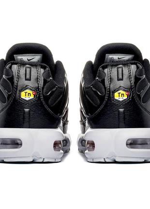 👟nike air max tn plus «black white»5 фото