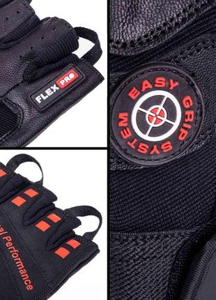 Перчатки спортивные кожаные zelart sb-161552 s-xxl черный7 фото