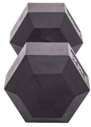 Гантель цельная шестигранная zelart ta-2679-25 1шт 25кг3 фото