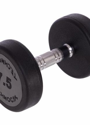 Гантель суцільна професійна technogym ln-1254-7_5 1 шт 7,5 кг