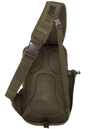 Рюкзак тактичний (сумка-слінг) з однією лямкою silver knight yqs-005 (нейлон розмір 43х24х11см кольору в5 фото