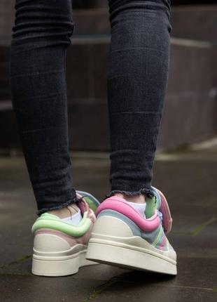 Жіночі кросівки adidas campus x bad bunny moon pink4 фото