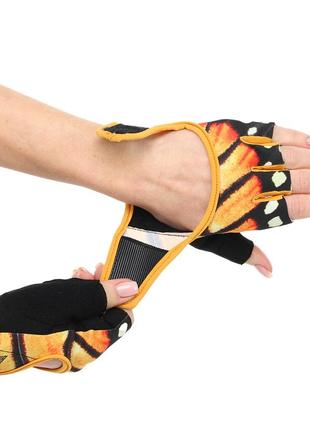 Перчатки для фитнеса и тренировок tapout sb168514 xs-m черный-оранжевый6 фото
