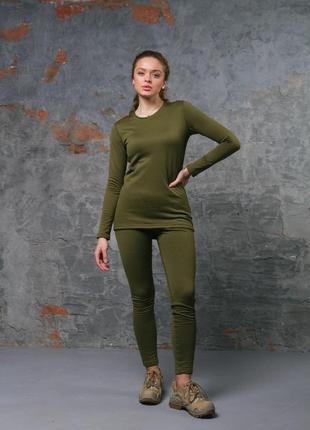 Термобілизна жіноча "thermo hot" хакі