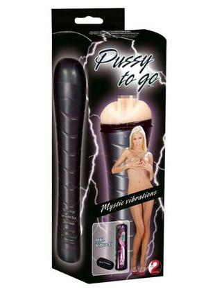 Мастурбатор вагина с вибрацией pussy to go