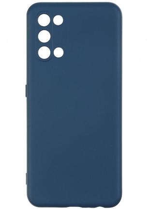 Чехол fiji soft для oppo reno5 5g (cph2145) силикон бампер темно-синий