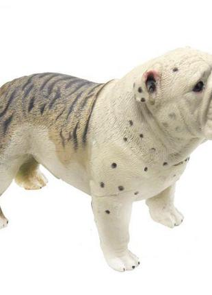 Фігурка "песик. бульдог" комбінований білий