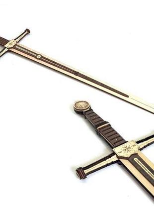Меч "відьмак steel", 73 см дерево бежевий