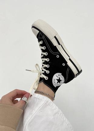 Уцінкою 37 converse chuck taylor vintage 70 plus hi blackwhite7 фото