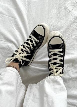 Уцінкою 37 converse chuck taylor vintage 70 plus hi blackwhite6 фото