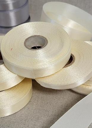 Стрічка атласна "liam" /23метри/ _0,6см_1,2см_2,5см_4см_5см_шампань