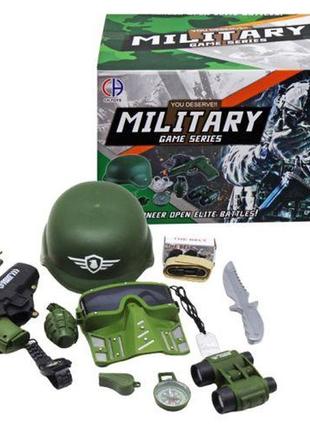 Військовий набір "military force set" пластик зелений