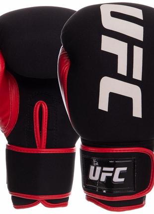 Перчатки боксерские ufc pro washable uhk-75011 s-m красный