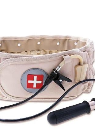 Надувной корсет от остеохондроза spinal air traction belt  пояс для спины и поясницы  пневмокорсет