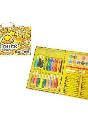 Набір для малювання "color pen set" (67 елементів) комбінований жовтий