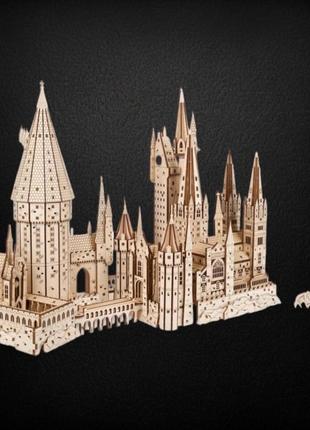 Дерев'яний 3d конструктор замок гоґвортс™ гаррі поттер™ ugears, 340 деталей