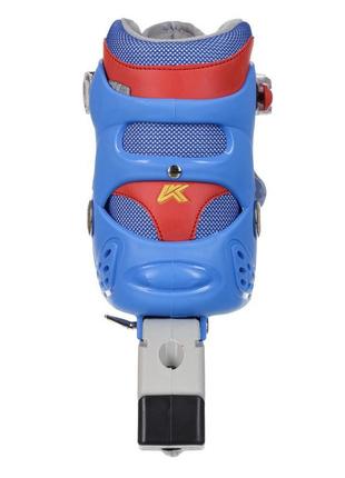 Роликовые коньки раздвижные kepai sk-320bl размер 28-39 цвета в ассортименте6 фото