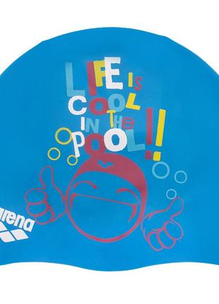 Шапочка для плавания детская arena print junior ar-94171-20 цвета в ассортименте