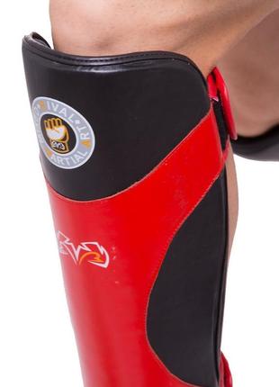 Захист гомілки та стопи для єдиноборств rival ma-6005 l-xl чорний-червоний3 фото