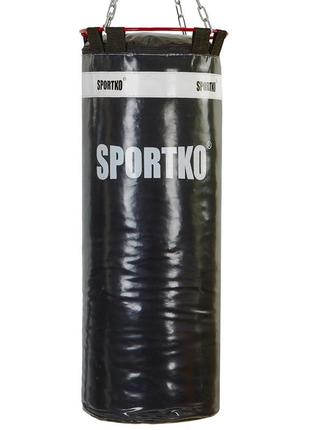 Мешок боксерский цилиндр с кольцом бочонок sportko mp-6-1 высота 75см цвета в ассортименте1 фото