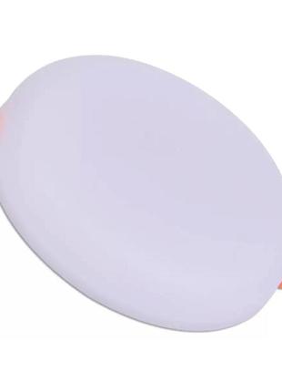 Led світильник круглий врізний work's 24w 6500к