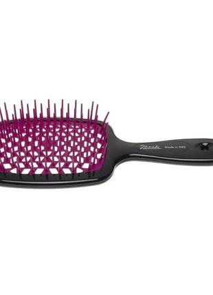 Janeke superbrush black/fuchsia. гребінець. 71sp226fux3 фото